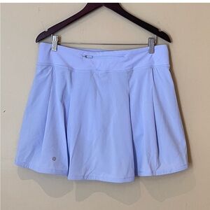 Lululemon Pace Rival Mid-Rise Extra Long Skirt - Women's Size 10 - Blue